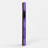 Coques Case-Mate iPhone Fleur de vie - motif de timbre - violet (Dos/Droite)