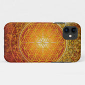 Coques Case-Mate iPhone Fleur de vie - Ornement III (Dos (Horizontal))