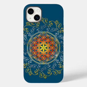 Coque Pour iPhone 14 Plus Fleur De Vie - Ornements Vintages Mandala 1