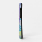Coques Case-Mate iPhone Fleur de violet bleu (Dos/Gauche)