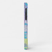 Coques Case-Mate iPhone Fleur de violet bleu (Dos/Gauche)