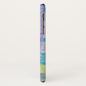 Coques Case-Mate iPhone Fleur de violet bleu (Dos/Gauche)