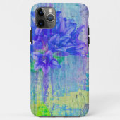 Coques Case-Mate iPhone Fleur de violet bleu (Dos)