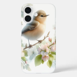 Coques iPhone 16 Fleur d'eau de cerisier de printemps aquarelle