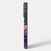Coques Case-Mate iPhone fleur d'encre d'alcool rose et violet (Verso / Gauche)