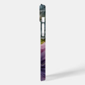 Coques Case-Mate iPhone fleur d'encre d'alcool rose et violet (Verso / Gauche)