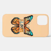 Coques Case-Mate iPhone Fleur - Design papillon (Verso (horizontal))