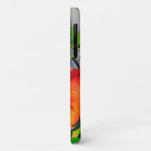 Coques Case-Mate iPhone Fleur d'Hibiscus du néon tropical (Dos/Gauche)