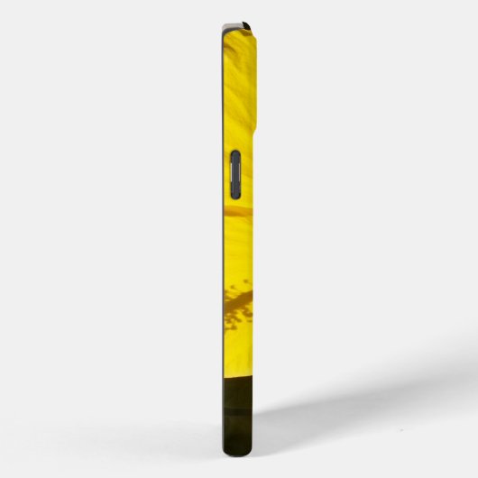 Coques Case-Mate iPhone Fleur d'Hibiscus jaune (Verso / Droite)