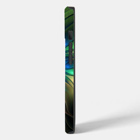 Coques Case-Mate iPhone Fleur d'Imaginaire lumineux, Fractale Abstraite co (Verso / Gauche)