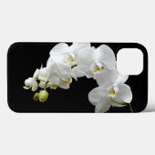 Coques Case-Mate iPhone Fleur d'orchidée blanche (Verso (horizontal))