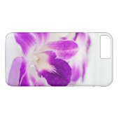 Coques Case-Mate iPhone fleur d'orchidée humide (Dos (Horizontal))