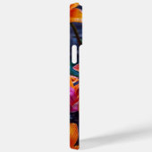 Coques Case-Mate iPhone Fleur d'orchidée orange (Verso / Droite)