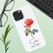 Coques Case-Mate iPhone Fleur du mois de naissance Juin Rose