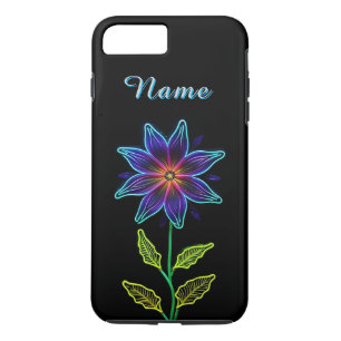 Case-Mate iPhone Case Fleur éclatante aux accents néon