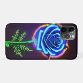 Coques Case-Mate iPhone Fleur éclatante aux accents néon (Dos (Horizontal))
