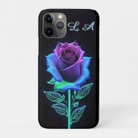Fleur éclatante aux accents néon