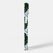 Coques Case-Mate iPhone Fleur élégante de rose blanche (Verso / Droite)