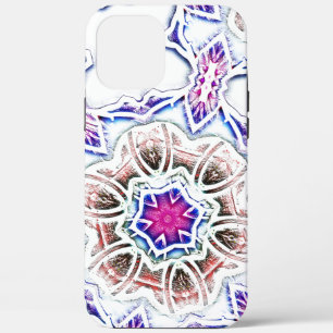 Case-Mate iPhone Case Fleur en texture plâtre, ombre douce sur blanc