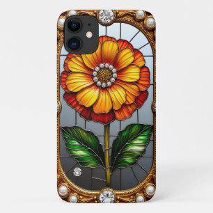 Case-Mate iPhone Case Fleur en verre coloré