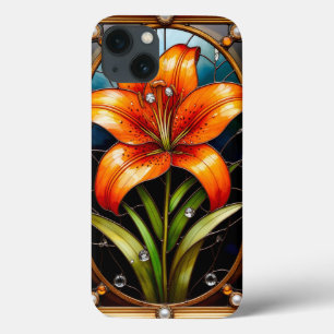 Case-Mate iPhone Case Fleur en verre coloré