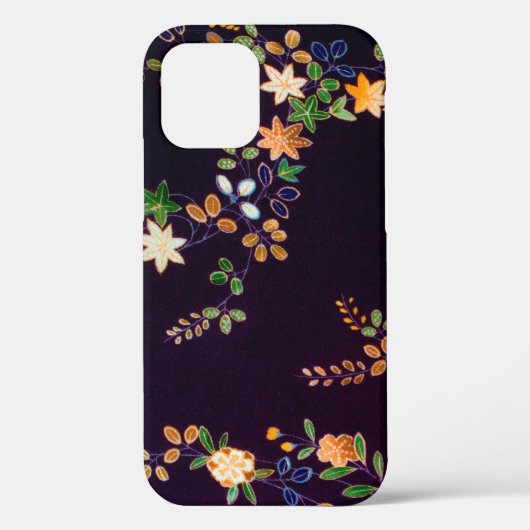 Coques Case-Mate iPhone Fleur et feuille d'automne, design japonais (Verso)