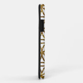 Coques Case-Mate iPhone Fleur étincelante dorée de vie (Dos/Droite)