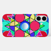 Coques Case-Mate iPhone Fleur étoile Abstraite (Verso (horizontal))
