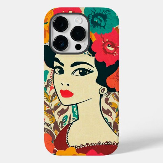 Coques Case-Mate iPhone Fleur femme (Verso)