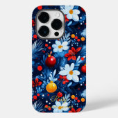 Coques Case-Mate iPhone Fleur festive d'hiver – Fêtes audacieuses et lumin (Verso)