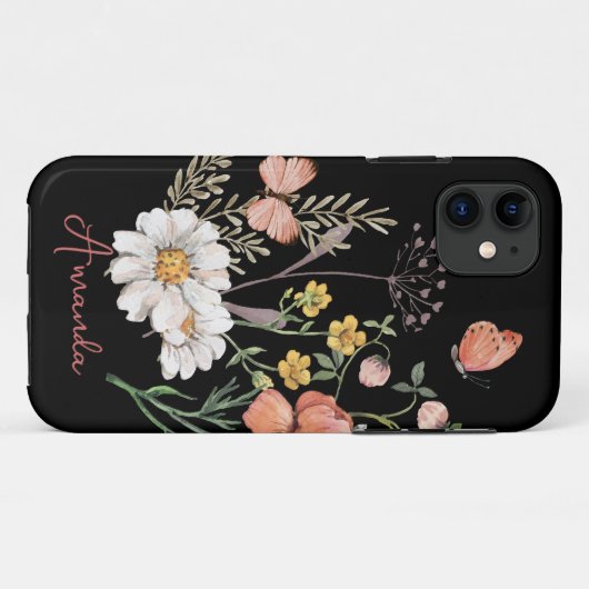 Coques Case-Mate iPhone Fleur fleur sauvage (Dos (Horizontal))