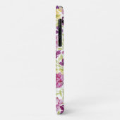 Coques Case-Mate iPhone Fleur fleur sauvage mignonne pivoine violette (Dos/Gauche)