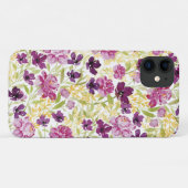 Coques Case-Mate iPhone Fleur fleur sauvage mignonne pivoine violette (Dos (Horizontal))