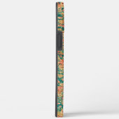 Coques Case-Mate iPhone Fleur florale d'or vert motif turc perse (Verso / Droite)