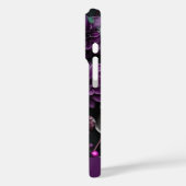 Coques Case-Mate iPhone Fleur foncée violette (Verso / Gauche)