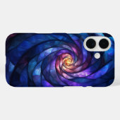 Coques Case-Mate iPhone Fleur fractale (Verso (horizontal))