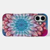 Coques Case-Mate iPhone Fleur fractale (Verso (horizontal))