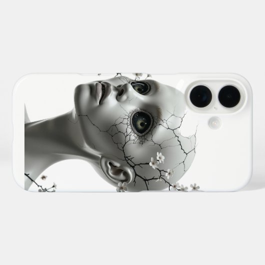 Coques Case-Mate iPhone Fleur fracturée (Verso (horizontal))
