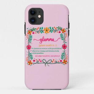 Case-Mate iPhone Case Fleur Frame Grandma Grand-mère Définition