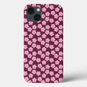 Case-Mate iPhone Case Fleur Frangipani rose Motif sans couture