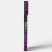 Coques Case-Mate iPhone Fleur frappante abstraite fractale couleur rose (Verso / Droite)