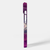 Coques Case-Mate iPhone Fleur frappante abstraite fractale couleur rose (Verso / Gauche)