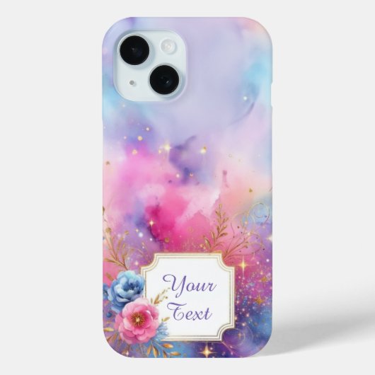 Coques Case-Mate iPhone Fleur galactique personnalisée (Verso)