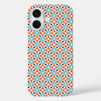 Coques iPhone 16 Fleur géométrique