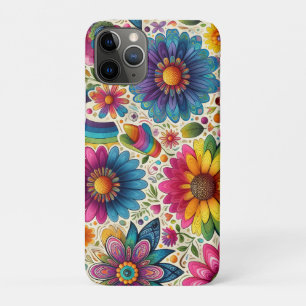 Case-Mate iPhone Case Fleur Hippie Arc-en-ciel Rétro
