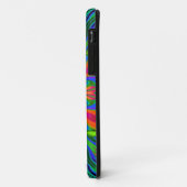 Coques Case-Mate iPhone Fleur hippie psychédélique arc-en-ciel (Dos/Gauche)