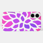 Coques Case-Mate iPhone Fleur Hippie rose Rétro Moderne (Verso (horizontal))