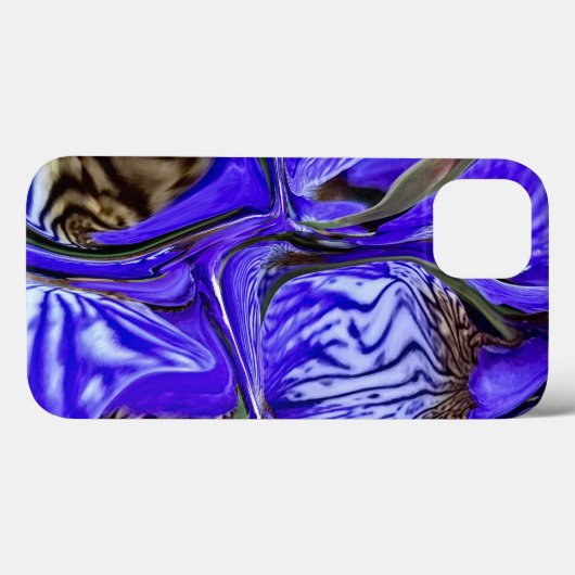 Coques Case-Mate iPhone Fleur Iris Violet (Verso (horizontal))