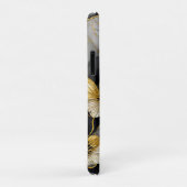 Coques Case-Mate iPhone Fleur Japonaise Or Noir (Dos/Droite)