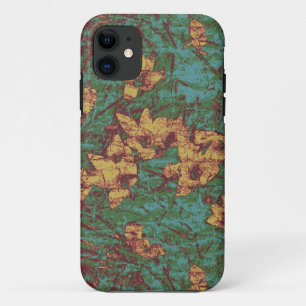 Coque Case-Mate Pour iPhone Fleur jaune contre le motif 2 de camouflage de